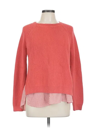 Pre-owned Polo Ralph Lauren Pullover Sweater In Red