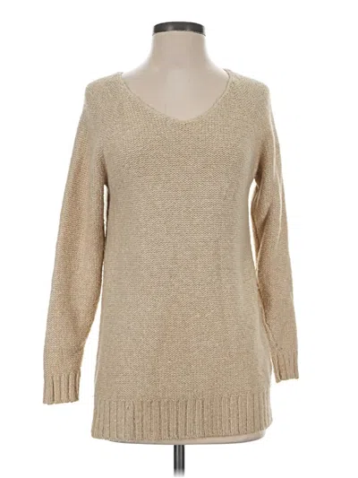 Pre-owned Polo Ralph Lauren Pullover Sweater In Tan
