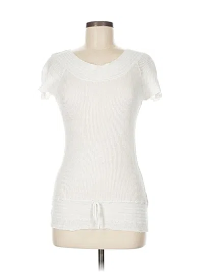 Pre-owned Polo Ralph Lauren Pullover Sweater In White