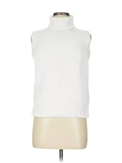 Pre-owned Polo Ralph Lauren Pullover Sweater In White