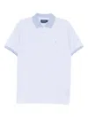 Polo Ralph Lauren Puppytooth Polo Shirt In Blue