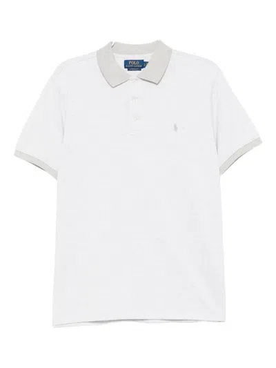 Polo Ralph Lauren Puppytooth Polo Shirt In White