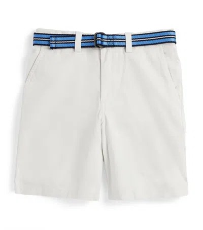 Polo Ralph Lauren Kids' Purepress Twill Shorts In White