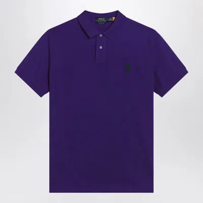 Polo Ralph Lauren Purple Cotton Custom Slim-fit Polo Shirt