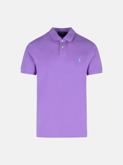 Polo Ralph Lauren Purple Cotton Polo Shirt