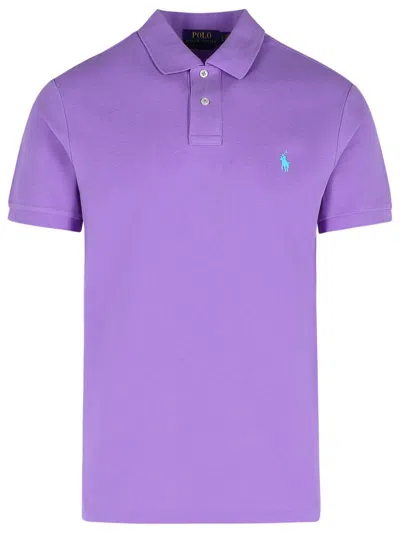 Polo Ralph Lauren Ralph Lauren Slim Fit Polo T Shirt Purple