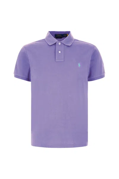 Polo Ralph Lauren Ralph Lauren Slim Fit Polo T Shirt Purple