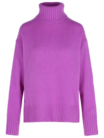 Polo Ralph Lauren Purple Wool Turtleneck Sweater