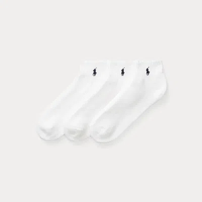 Polo Ralph Lauren Quarter Sock 3-pack In White