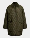 Polo Ralph Lauren Quilted Barn Jacket In Green