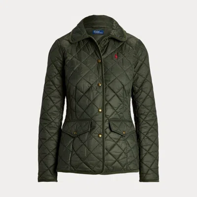 Polo Ralph Lauren Quilted Barn Jacket In Green