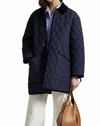 Polo Ralph Lauren Quilted Barn Jacket In Rl Navy In Blue