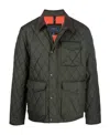 Polo Ralph Lauren Beaton Water Repellent Quilted Jacket In Black