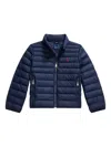 Polo Ralph Lauren Quilted Bomber Jacket In Blue