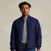 Polo Ralph Lauren Quilted Bomber Jacket In Blue