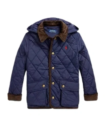 Polo Ralph Lauren Quilted Casual Jacket In Blue