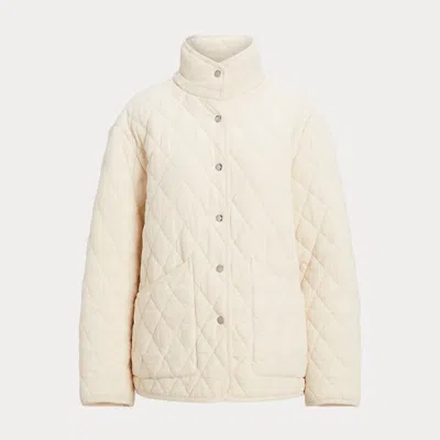 Polo Ralph Lauren Quilted Cotton Barn Jacket In Neutral