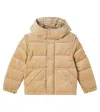 Polo Ralph Lauren Quilted Cotton Corduroy Down Jacket In Neutral