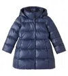 Polo Ralph Lauren Quilted Down Coat In Blue