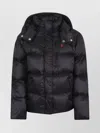 Polo Ralph Lauren Water-repellent Quilted Down Jacket With Detachable Hood Clothing In Blue