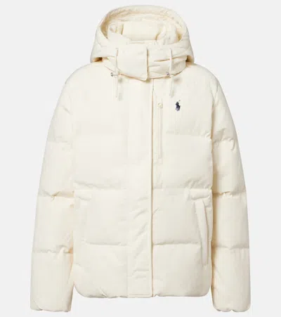 Polo Ralph Lauren Quilted Down Jacket In Neutral