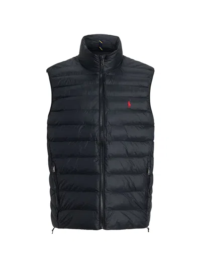 Polo Ralph Lauren Quilted Gilet In Black