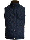 Polo Ralph Lauren Quilted Gilet In Blue