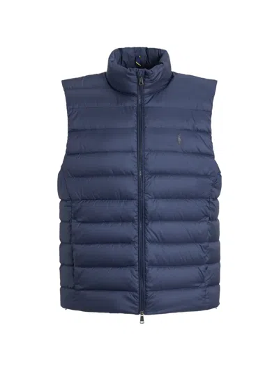Polo Ralph Lauren Quilted Gilet In Blue