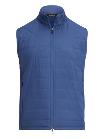 Polo Ralph Lauren Quilted High-neck Gilet In Blue