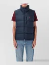 Polo Ralph Lauren Mens Annual Core Padded Regular-fit Recycled-polyester-down Gilet Polo Black In Blue