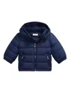 Polo Ralph Lauren Baby Boys Ripstop Down Hooded Jacket In Blue