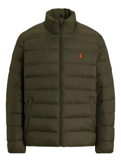 Polo Ralph Lauren Quilted Insulated Bomber Jacket In Green