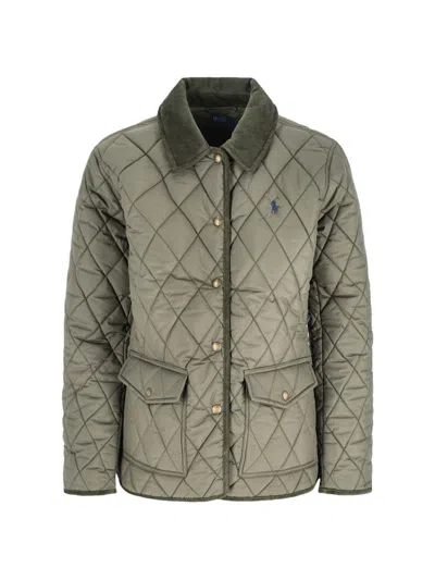 Polo Ralph Lauren Quilted Jacket In Green