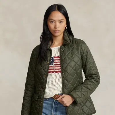 Polo Ralph Lauren Quilted Jacket In Green
