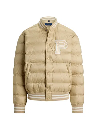 Polo Ralph Lauren Quilted Jacket In Neutral