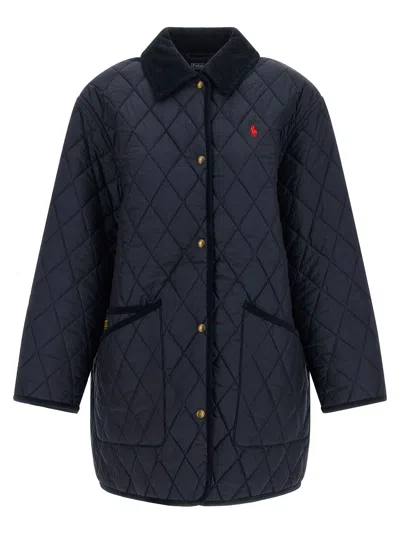 Polo Ralph Lauren Quilted Padded Jacket In Multi
