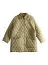 Polo Ralph Lauren Quilted Patch-pocket Coat In Multi