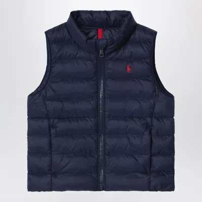 Polo Ralph Lauren Quilted P-layer Mini Vest For Men In Blue