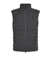 Polo Ralph Lauren Water-repellent Quilted Gilet In Black