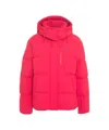 Polo Ralph Lauren Quilted Puffer Jacket With Embroidered Logo In Red