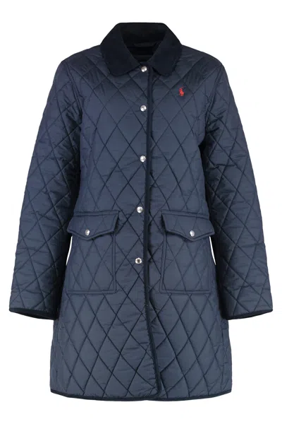 POLO RALPH LAUREN QUILTED RIDING-COAT