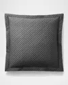 Polo Ralph Lauren Quilted Sateen Argyle European Sham In Gray