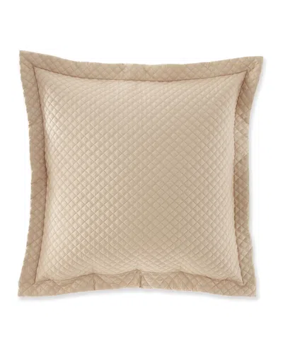 Polo Ralph Lauren Quilted Sateen Argyle European Sham In Navy