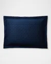 Polo Ralph Lauren Quilted Sateen Argyle King Sham In Blue