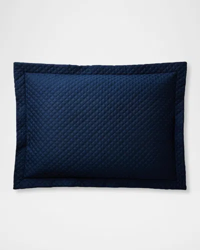 Polo Ralph Lauren Quilted Sateen Argyle King Sham In Blue