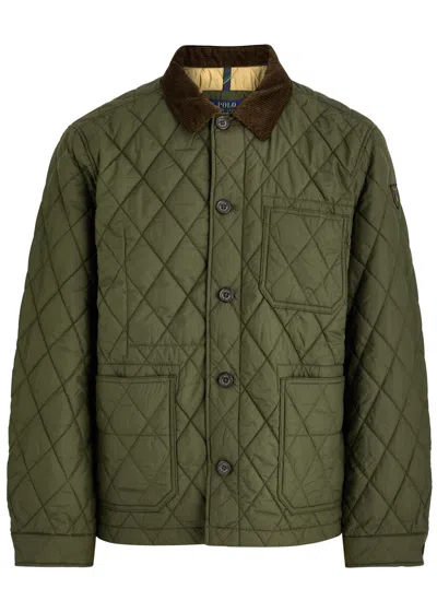 Polo Ralph Lauren Quilted Shell Jacket In Green