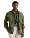 Polo Ralph Lauren Ripstop Utility Overshirt In Olive