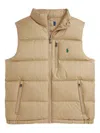 Polo Ralph Lauren Quilted Sleeveless Vest In Neutral