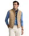POLO RALPH LAUREN QUILTED SUEDE VEST