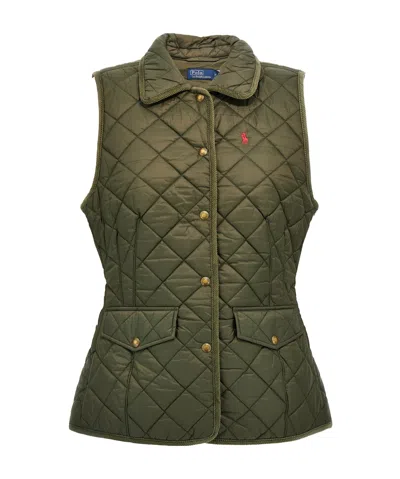 Polo Ralph Lauren Quilted Vest In Green